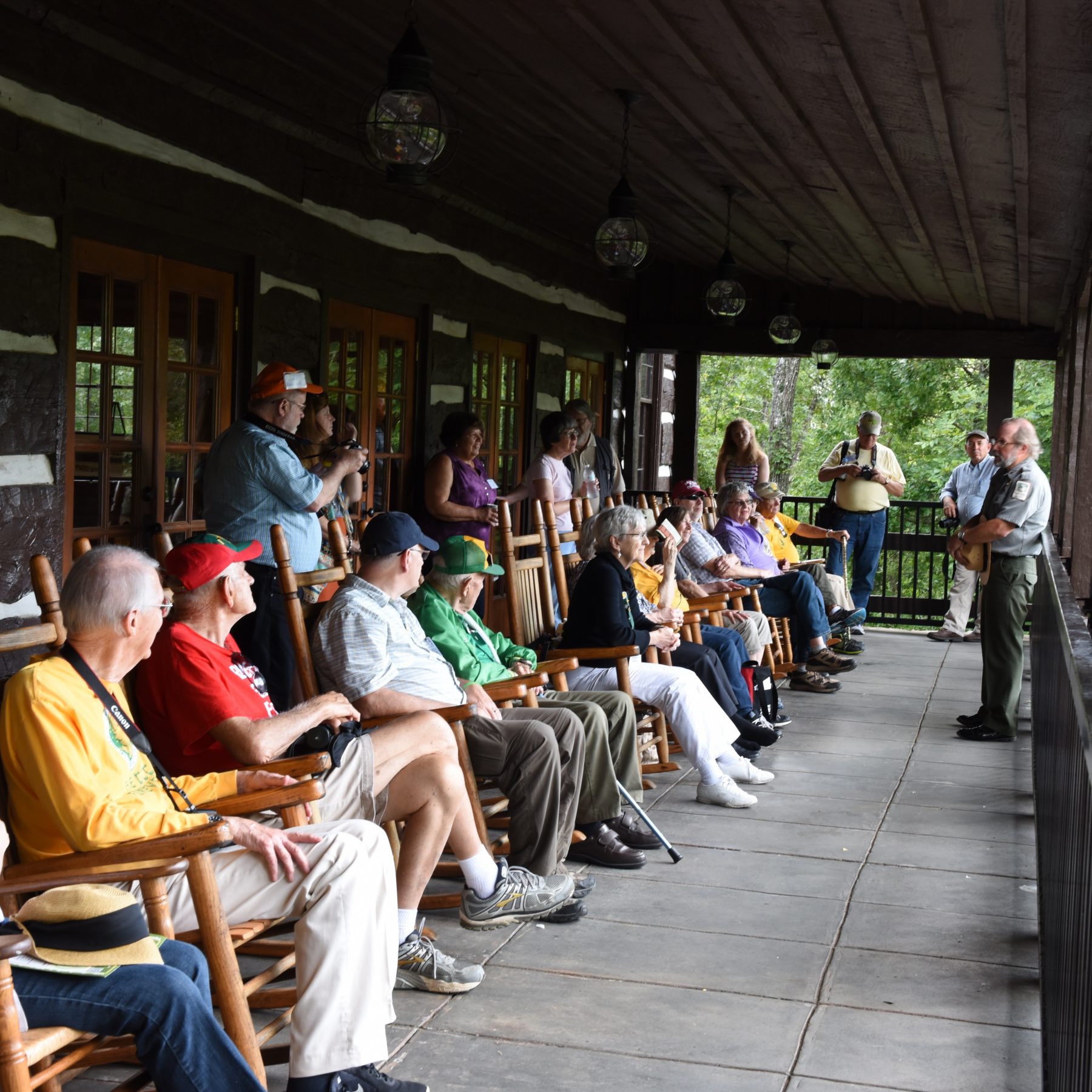 Poll porch